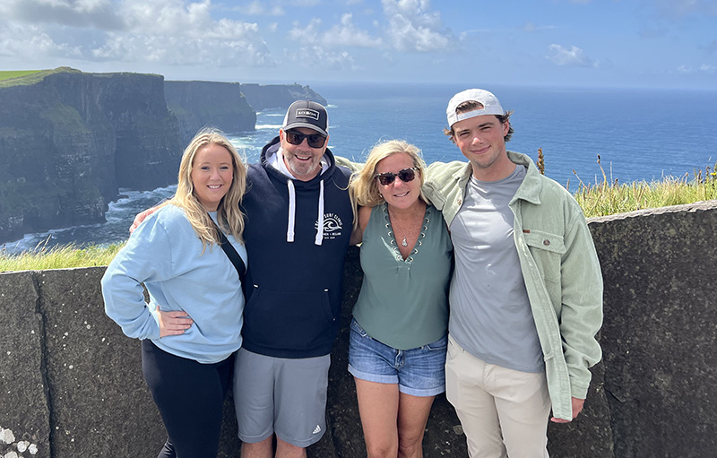 Photo of PKU patient and family.